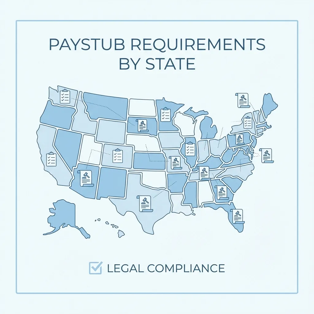 State-by-state pay stub requirements guide